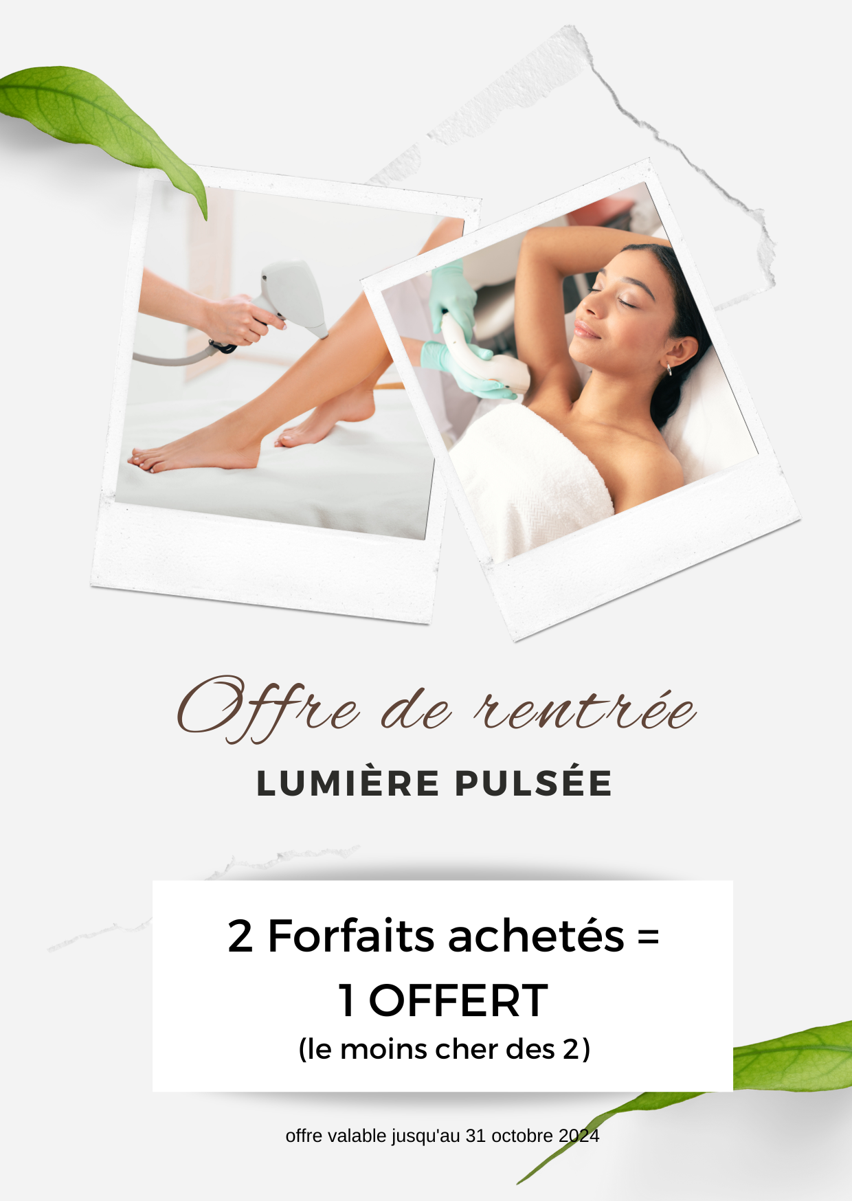 promotion epilation définitive lazer